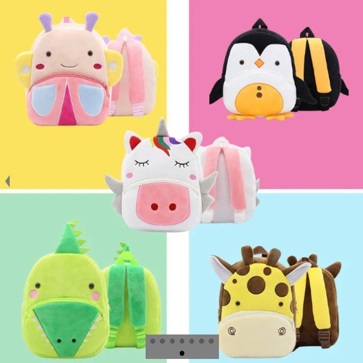 MALETA INFANTIL DISEÑOS ANIMALES